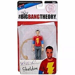 The Big Bang Theory Sheldon Shazam 3 3/4 Figure NIB